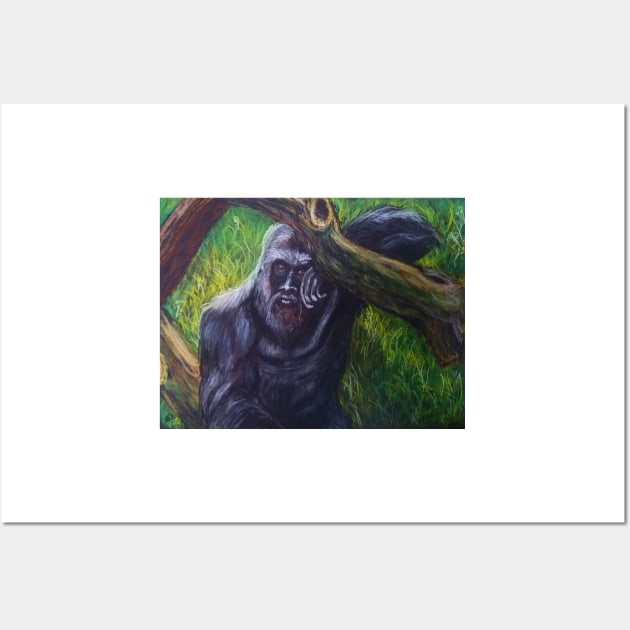 Resting Bigfoot Wall Art by SandiaOFC